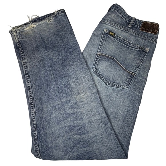 Lee Other - Vintage Y2K 2002 Mens Lee Dungarees Jeans Baggy Loose Fit Skater Grunge 36x32